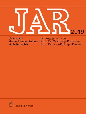 cover image of JAR 2019